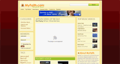 Desktop Screenshot of myfaith.com